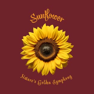 Sunflower Nature's Golden Symphony T-Shirt