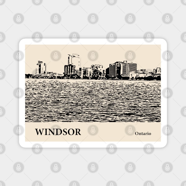 Windsor - Ontario Magnet by Lakeric