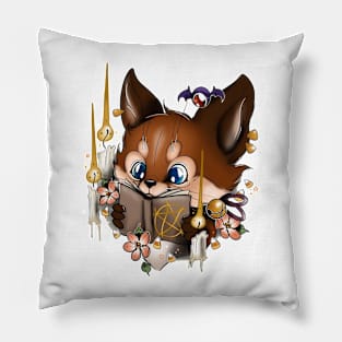 fox spell Pillow