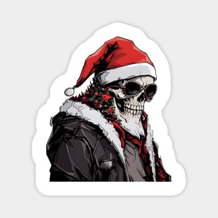 Christmas Celebration with a Skull Twist Magnet