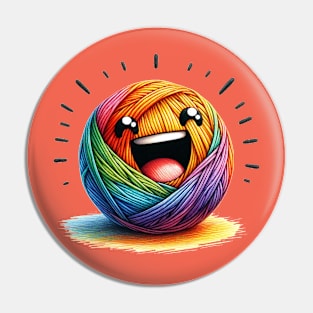 Crochet Chuckles: The Laughing Yarn Ball! Pin