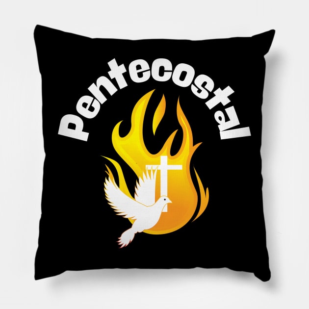 Pentecostal Christianity Church Faith in God Pillow by OnlyWithMeaning