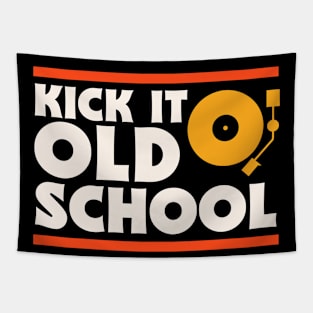 Kick It Old School // Record Collector // Vinyl Lover Tapestry