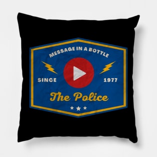 The Police // Play Button Pillow