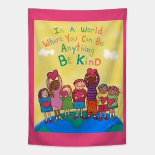 BE KIND by farah aria Tapestry