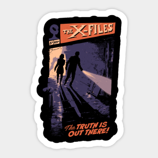 X Files Digital Illustration Stickers for Sale | TeePublic