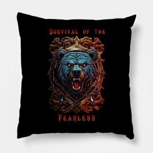 Survival of the Fearless Pillow