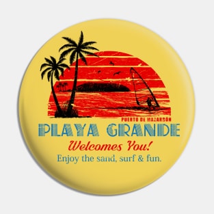 Red Sun - Playa Grande Pin