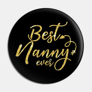 Best Nanny Ever Retro Vintage Shirt Mother_s Day Gifts Women Pin