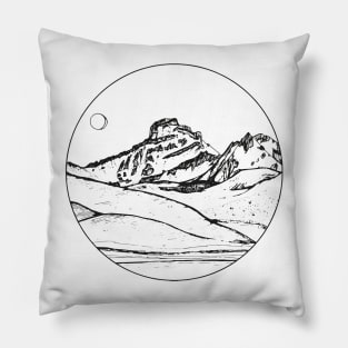 Rounded Mountains Pillow