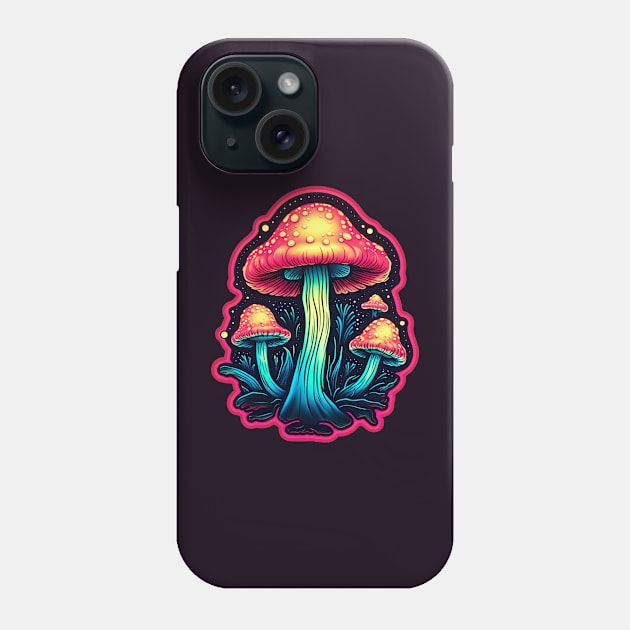 Magic Mushrooms Phone Case by beangeerie