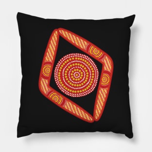 Awesome Aboriginal Dot Art Pillow