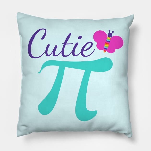 Cutie Pi Pillow by epiclovedesigns