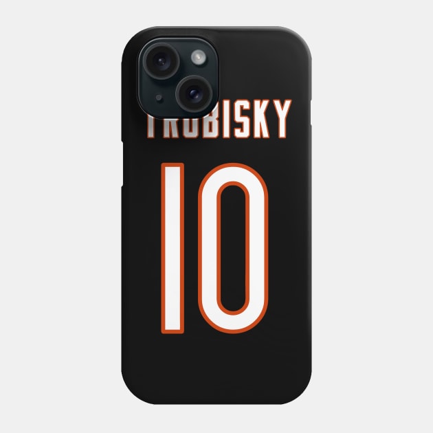 Mitch Trubisky Phone Case by telutiga