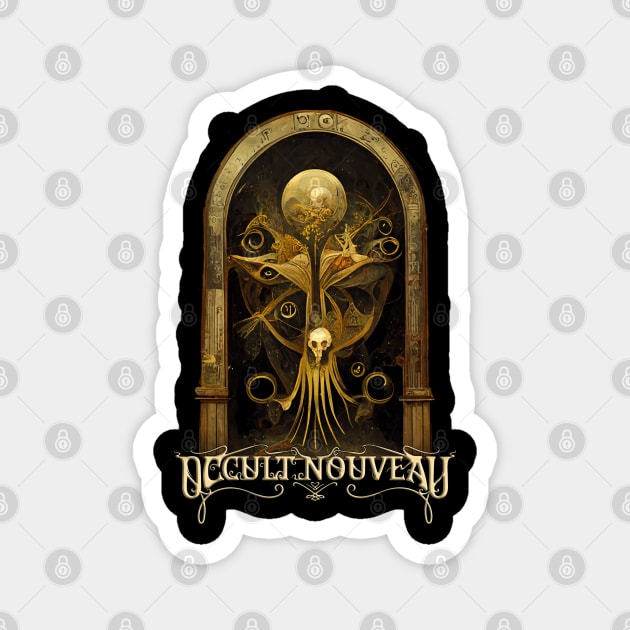 Occult Nouveau - The Writhing God of Fractured Time Magnet by AltrusianGrace