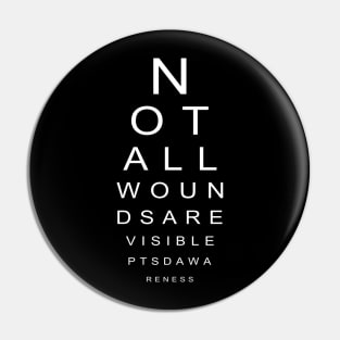 PTSD Not All Wounds Are Visible Pin