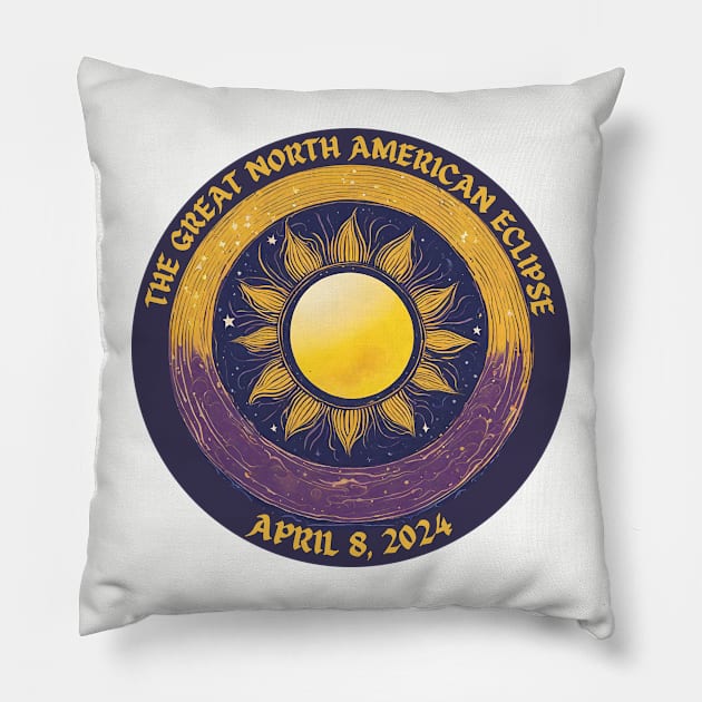 Total Solar Eclipse Pillow by Total Solar Eclipse