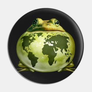 Global Frog Pin