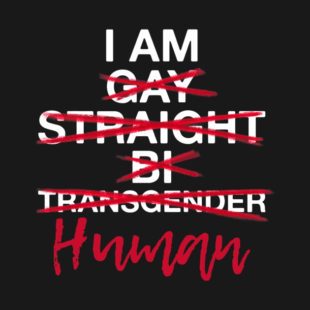 I am Human Gay Straight Bi Trans World Human Rights Day by Delsman35