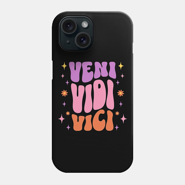 Veni Vidi Vici I Came I Saw I Conquered Julius Caesar Quote Phone Case by Yesteeyear