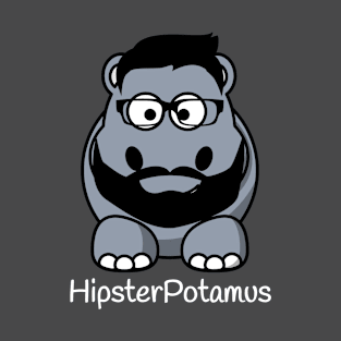 HipsterPotamus T-shirt T-Shirt