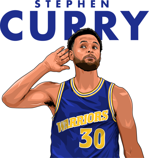 Stephen Curry Kids T-Shirt by origin illustrations