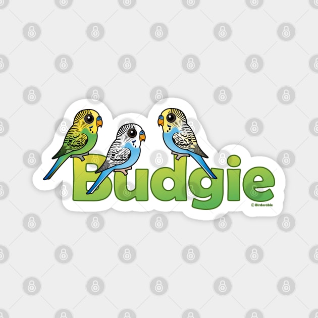 Cute Birdorable Budgie Magnet by birdorable