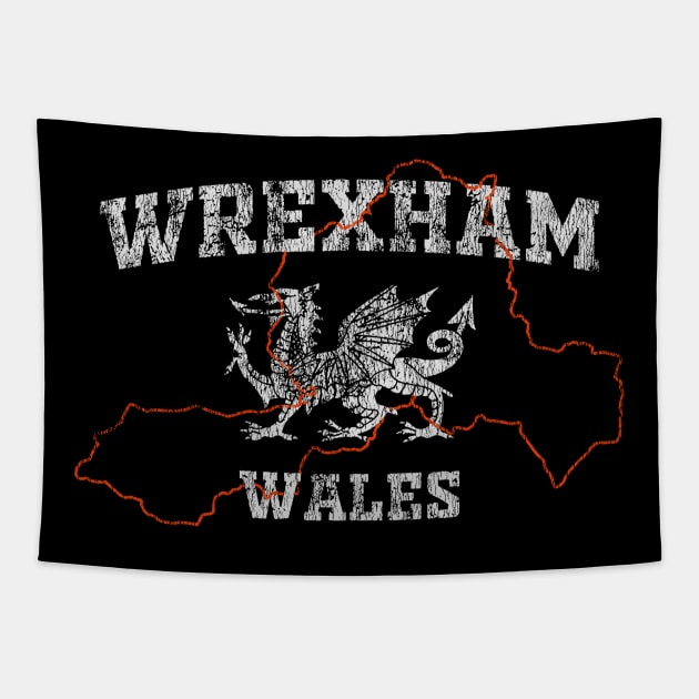 Wrexham Maps Tapestry by kutna24