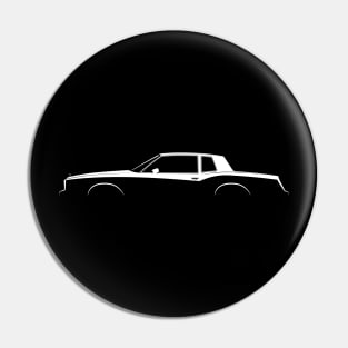 Chevrolet Monte Carlo Sport Coupe (1984) Silhouette Pin