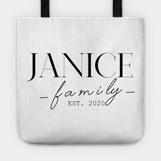 Janice Family EST. 2020, Surname, Janice Tote