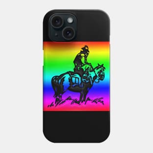 Western Era - Cowboy on Horseback 3 Phone Case