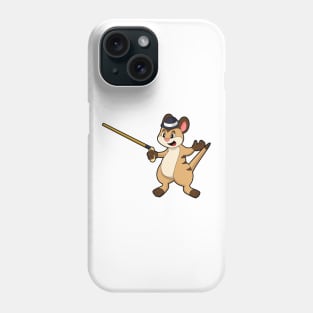 Meerkat with Hat & Walking stick Phone Case