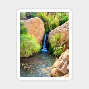 The Desert Waterfall Magnet