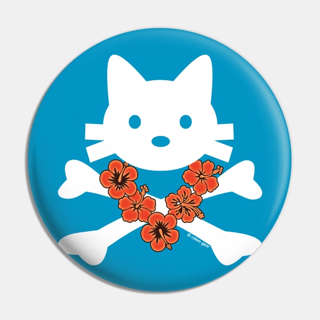 Kitty X-Bones Hawaii Lei Pin by jrotem