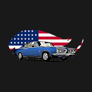 Plymouth Barracuda USA Print T-Shirt