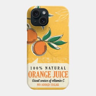 Vintage Orange Juice Ad Phone Case