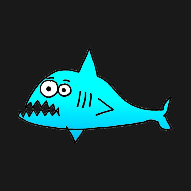 Shark Doodle by 1Redbublppasswo