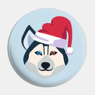 Funny Siberian Husky Dog Christmas 2020 Dog Lover Christmas Pin