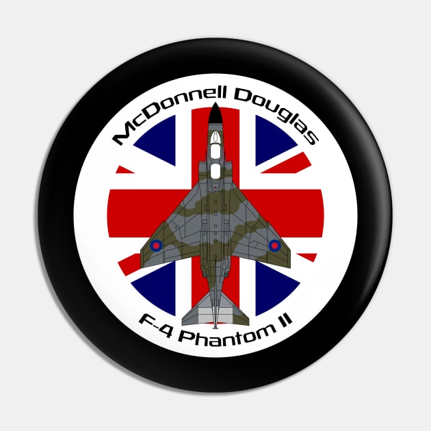 McDonnell Douglas F-4 Phantom II (RAF) Pin by BearCaveDesigns