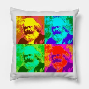 Pop Art - Karl Marx Pillow