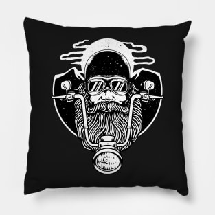 Old Biker Pillow