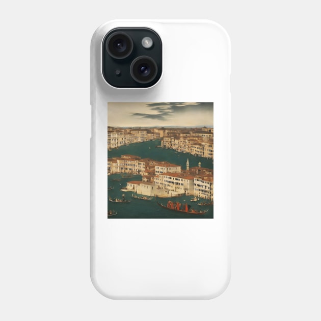 Imaginary Venice [Japanese style] Phone Case by nikolaeftimov