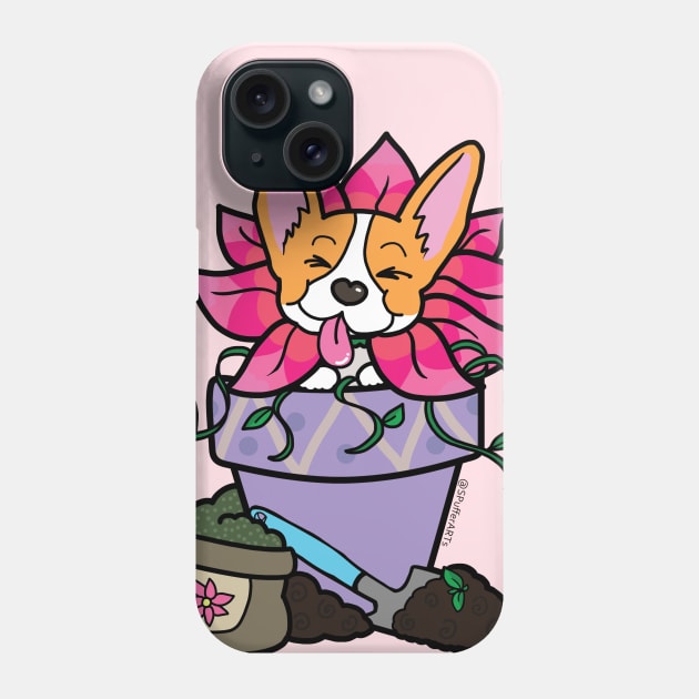 Spring Corgi Flower Phone Case by SPufferARTs