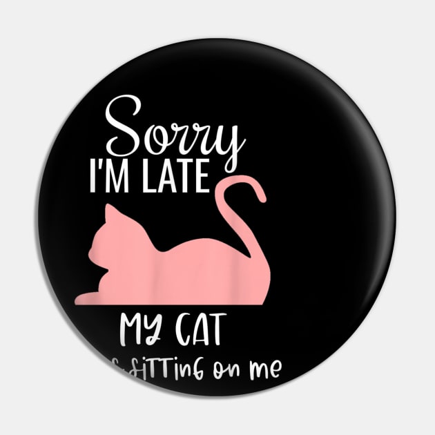 sorry i'm late my cat was sitting on me Pin by Qurax