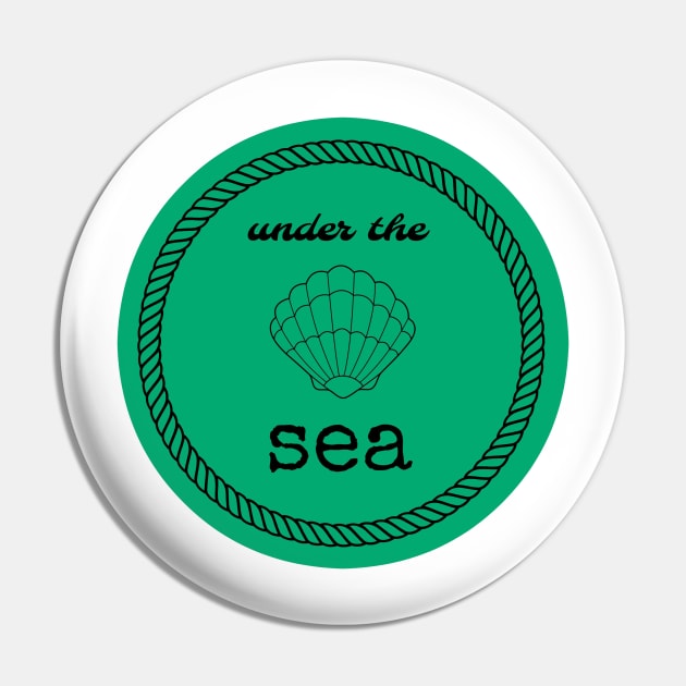 The Little Mermaid "Under the Sea" Quote Tee Pin by TheArtsyElf