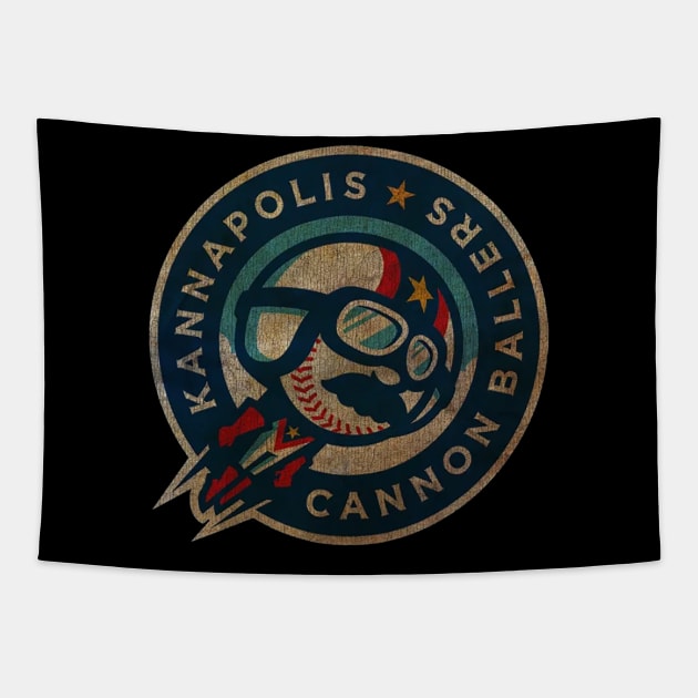 Kannapolis Cannon Ballers Tapestry by rebecca.sweeneyd