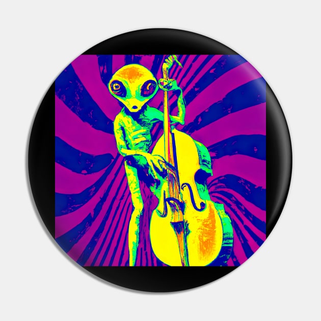 Surreal alien bassist from another dimension Pin by KFX Productions