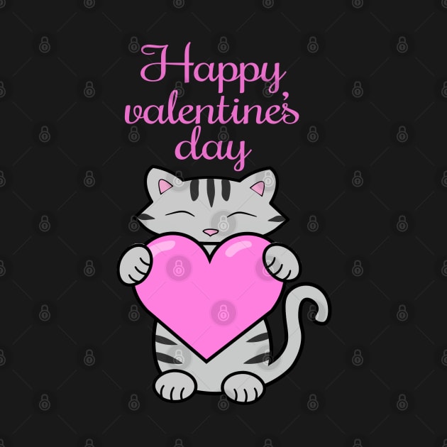 Valentines day cat by Purrfect