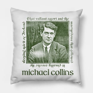 Michael Collins /// Retro Faded Style Design Pillow