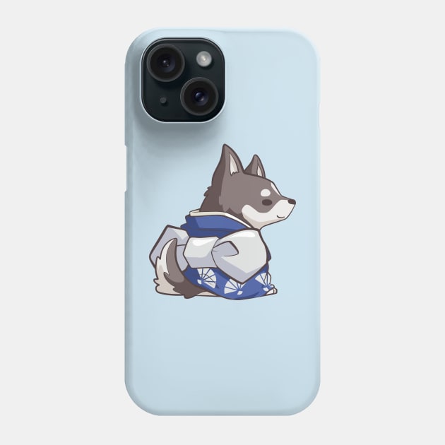 Kimono Husky Phone Case by Bobblejot